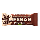 Barretta di cioccolato cruda con proteine di canapa e spirulina senza glutine BIO 47 g - LIFEFOOD